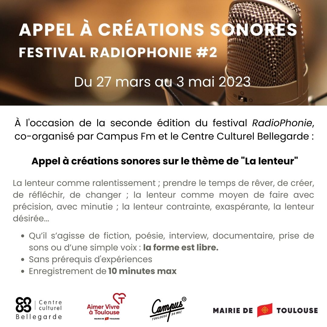 Appel à créations sonores – Festival RadioPhonie #2